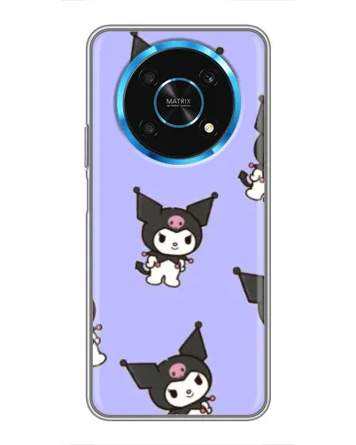 Чехол для Huawei Honor Magic 5 Lite 5G с картинкой «Паттерн с Kuromi»