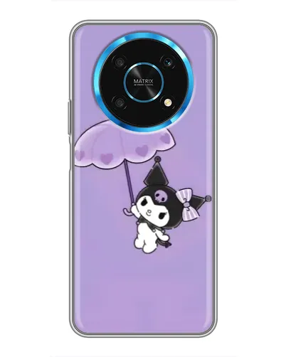 Чехол для Huawei Honor Magic 5 Lite 5G с картинкой «Kuromi с зонтиком»
