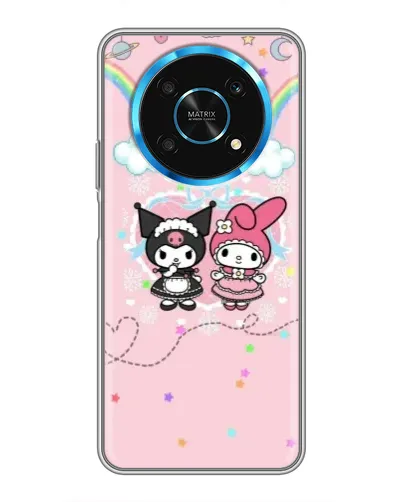 Чехол для Huawei Honor Magic 5 Lite 5G с картинкой «My Melody и Kuromi»