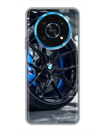 Чехол для Huawei Honor Magic 5 Lite 5G с картинкой «Колесо BMW вблизи»