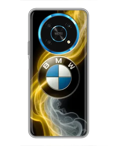 Чехол для Huawei Honor Magic 5 Lite 5G с картинкой «Золотистый дым BMW»