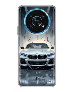 Чехол для Huawei Honor Magic 5 Lite 5G с картинкой «BMW в свете фар»