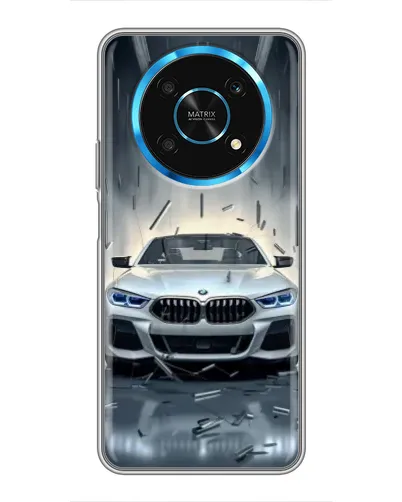 Чехол для Huawei Honor Magic 5 Lite 5G с картинкой «BMW в свете фар»