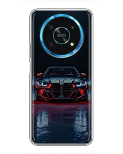Чехол для Huawei Honor Magic 5 Lite 5G с картинкой «BMW на мокрой дороге»