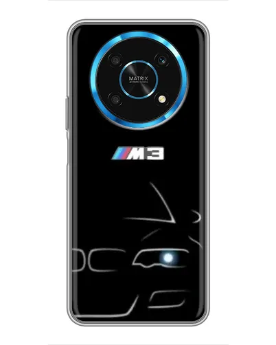 Чехол для Huawei Honor Magic 5 Lite 5G с картинкой «Минималистичный принт BMW M3»