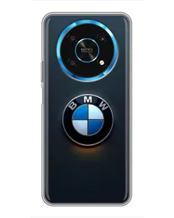 Чехол для Huawei Honor Magic 5 Lite 5G с картинкой «Логотип BMW — минимализм»