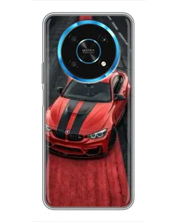 Чехол для Huawei Honor Magic 5 Lite 5G с картинкой «BMW на красной дорожке»
