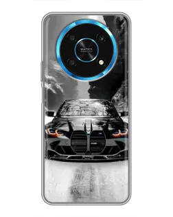 Чехол для Huawei Honor Magic 5 Lite 5G с картинкой «BMW — акварельный дрифт»