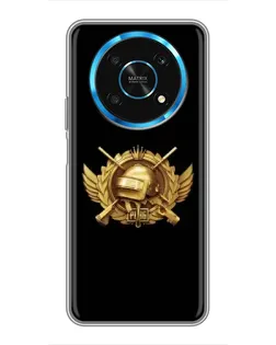 Чехол для Huawei Honor Magic 5 Lite 5G с картинкой «PUBG — оранжевый градиент»