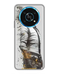 Чехол для Huawei Honor Magic 5 Lite 5G с картинкой «PUBG — боец в пыли»
