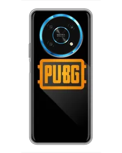 Чехол для Huawei Honor Magic 5 Lite 5G с картинкой «PUBG — рамка лого»
