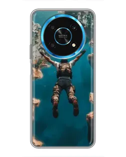 Чехол для Huawei Honor Magic 5 Lite 5G с картинкой «PUBG — свободное падение»