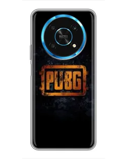 Чехол для Huawei Honor Magic 5 Lite 5G с картинкой «PUBG — золотой логотип»