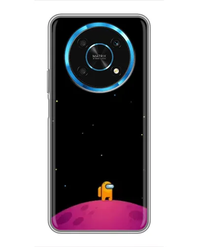 Чехол для Huawei Honor Magic 5 Lite 5G с картинкой «Одинокий герой на планете»