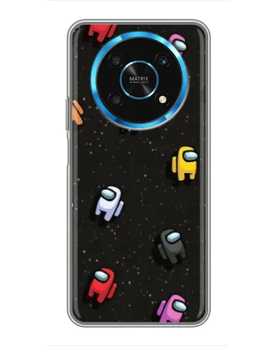 Чехол для Huawei Honor Magic 5 Lite 5G с картинкой «Космический паттерн Among Us»