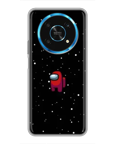 Чехол для Huawei Honor Magic 5 Lite 5G с картинкой «Красный Among Us»