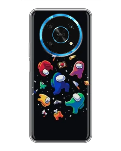 Чехол для Huawei Honor Magic 5 Lite 5G с картинкой «Among Us космос»