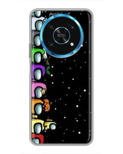 Чехол для Huawei Honor Magic 5 Lite 5G с картинкой «Команда Among Us»