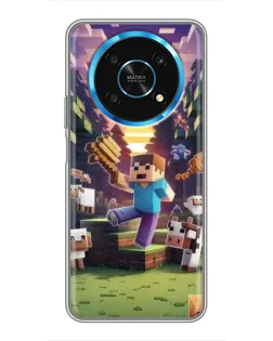 Чехол для Huawei Honor Magic 5 Lite 5G с картинкой «Стив на ферме» Чехол для Huawei Honor Magic 5 Lite 5G с картинкой «Стив на ферме»