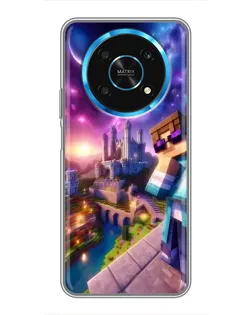 Чехол для Huawei Honor Magic 5 Lite 5G с картинкой «Стив и космос»