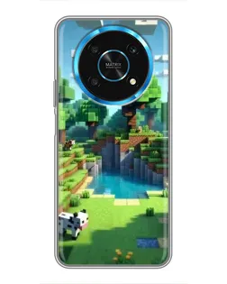 Чехол для Huawei Honor Magic 5 Lite 5G с картинкой «Minecraft летний день»