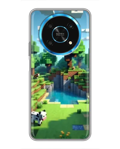 Чехол для Huawei Honor Magic 5 Lite 5G с картинкой «Minecraft летний день»
