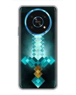 Чехол для Huawei Honor Magic 5 Lite 5G с картинкой «Алмазный меч неон»