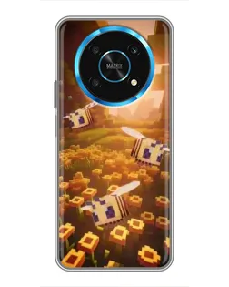 Чехол для Huawei Honor Magic 5 Lite 5G с картинкой «Поле подсолнухов»