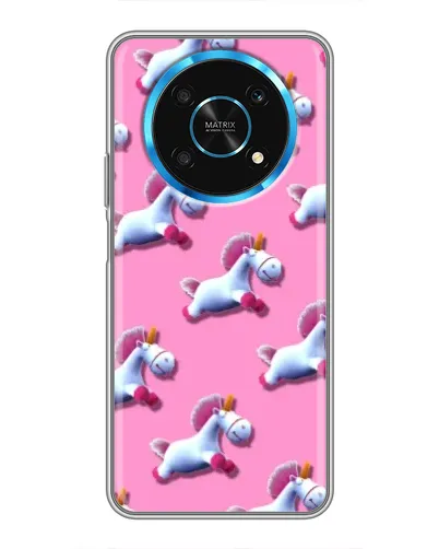 Чехол для Huawei Honor Magic 5 Lite 5G с картинкой «Единороги на розовом»
