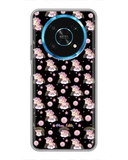 Чехол для Huawei Honor Magic 5 Lite 5G с картинкой «Magic Unicorn паттерн»