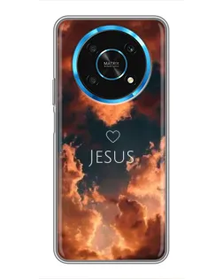 Чехол для Huawei Honor Magic 5 Lite 5G с картинкой «Сияние Имени Jesus»