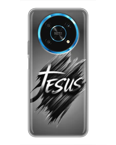 Чехол для Huawei Honor Magic 5 Lite 5G с картинкой «Надпись Jesus Graffiti»