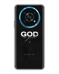 Чехол для Huawei Honor Magic 5 Lite 5G с картинкой «GOD — Бог над всем»