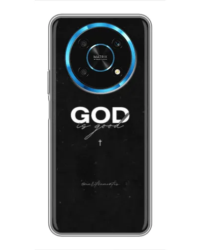 Чехол для Huawei Honor Magic 5 Lite 5G с картинкой «GOD — Бог над всем»
