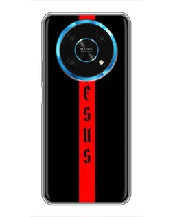 Чехол для Huawei Honor Magic 5 Lite 5G с картинкой «Красная линия веры»