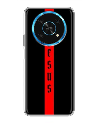 Чехол для Huawei Honor Magic 5 Lite 5G с картинкой «Красная линия веры»