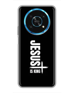 Чехол для Huawei Honor Magic 5 Lite 5G с картинкой «Вертикаль веры Jesus»