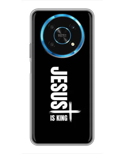 Чехол для Huawei Honor Magic 5 Lite 5G с картинкой «Вертикаль веры Jesus»