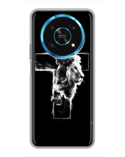 Чохол для Huawei Honor Magic 5 Lite 5G з картинкою «Сяючий хрест Jesus»