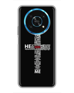 Чохол для Huawei Honor Magic 5 Lite 5G з картинкою «Текстовий хрест»