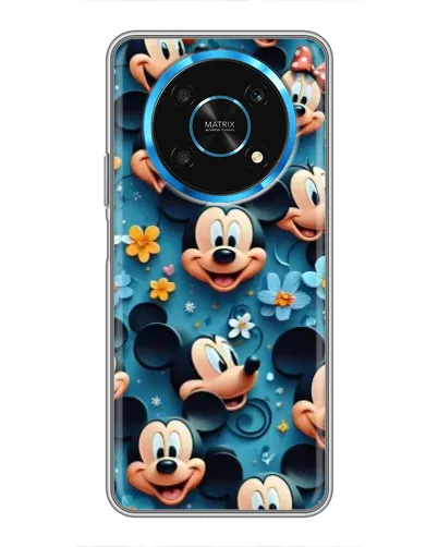 Чехол для Huawei Honor Magic 5 Lite 5G с картинкой «Паттерн Микки и Минни»