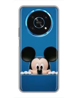 Чехол для Huawei Honor Magic 5 Lite 5G с картинкой «Микки выглядывает»