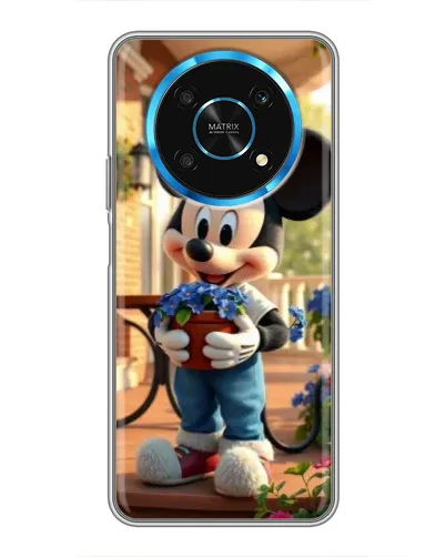 Чехол для Huawei Honor Magic 5 Lite 5G с картинкой «Микки садовод»