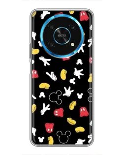 Чехол для Huawei Honor Magic 5 Lite 5G с картинкой «Графический принт лапок»