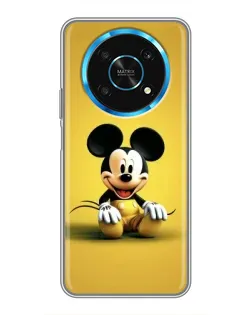 Чехол для Huawei Honor Magic 5 Lite 5G с картинкой «Микки на желтом»