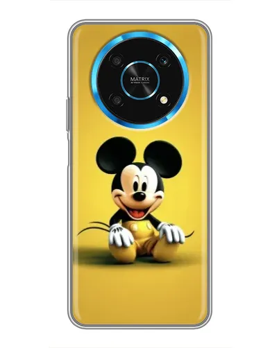 Чехол для Huawei Honor Magic 5 Lite 5G с картинкой «Микки на желтом»
