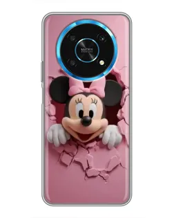 Чехол для Huawei Honor Magic 5 Lite 5G с картинкой «Минни сквозь стену»