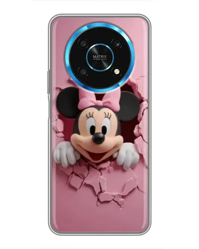 Чехол для Huawei Honor Magic 5 Lite 5G с картинкой «Минни сквозь стену»