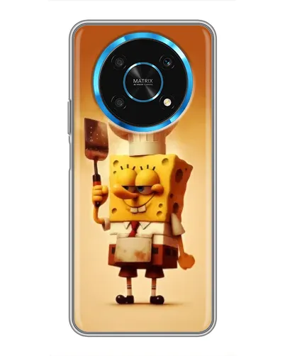 Чехол для Huawei Honor Magic 5 Lite 5G с картинкой «Губка Боб повар»