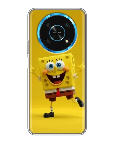 Чехол для Huawei Honor Magic 5 Lite 5G с картинкой «Позитивный Губка Боб»